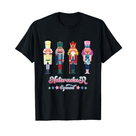 Nutcracker Squad Ballet Dance Matching Family Xmas Costume T-Shirt