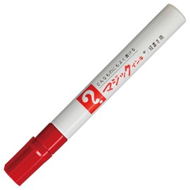 マジックインキ 油性ペン 細字 M500P-T2 赤