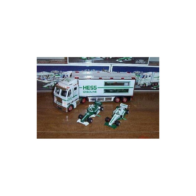 2003 HESS TRUCK & 2 RACECARS