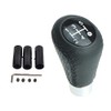 Universal Gear Knob with Black Stitching - Black with 3