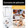 5 Piezas Lupa para Leer, Lupas de Aumento Grande para
