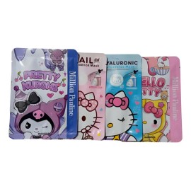 Mascarilla Facial Kawaii Kitti Kuromy 23ml 10 Unidades