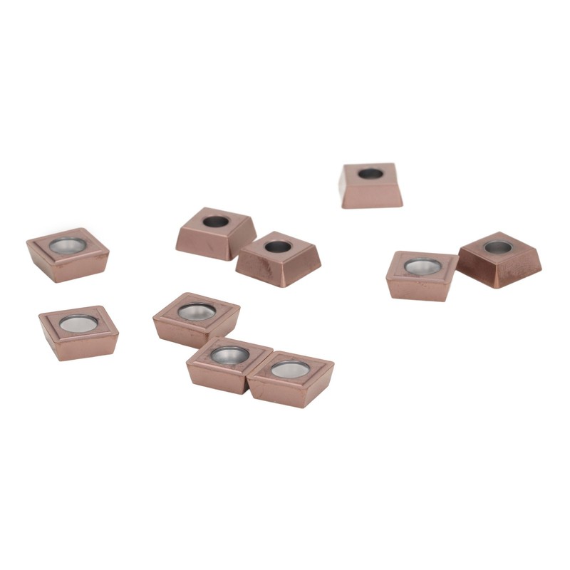 10Pcs Carbide Turning Inserts Cutters DIY CNC Lathe Wood Cutting