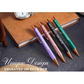 InnoBeta Class of 2025, Graduation Gifts Ballpoint Pen Set of 4, Funny Inspirational Pen, Office Tools for Graduation - Happy Graduation