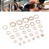 568pcs 30 Values Metric Copper Flat Ring Washer Gaskets Assortment