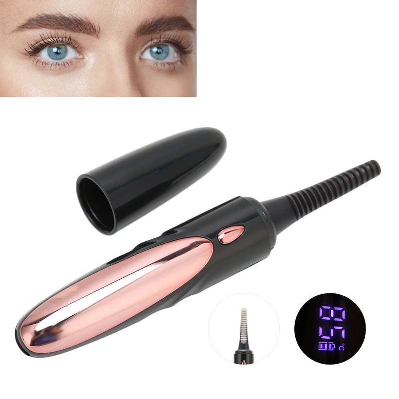 Electric Heated Eyelash Curler 4 Gears Heating Quickly USB Rechargeable