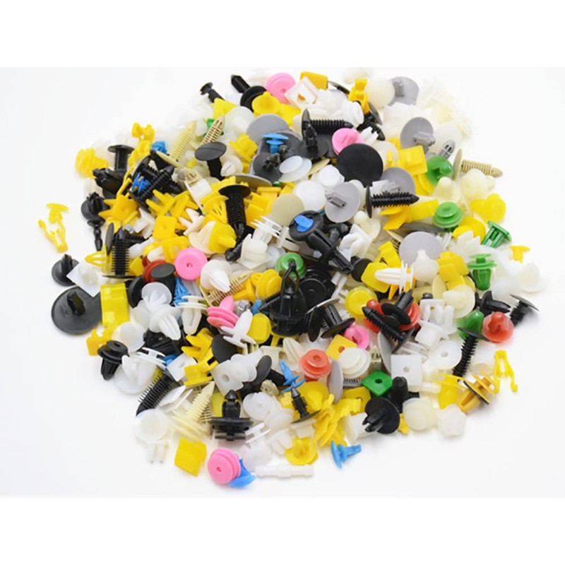 ANCLLO 200 Pieces Door Panel Clips Bumper Lock Assorted Fixing