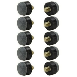 Screw-on Tips for Pool Cues- 10mm - Soft