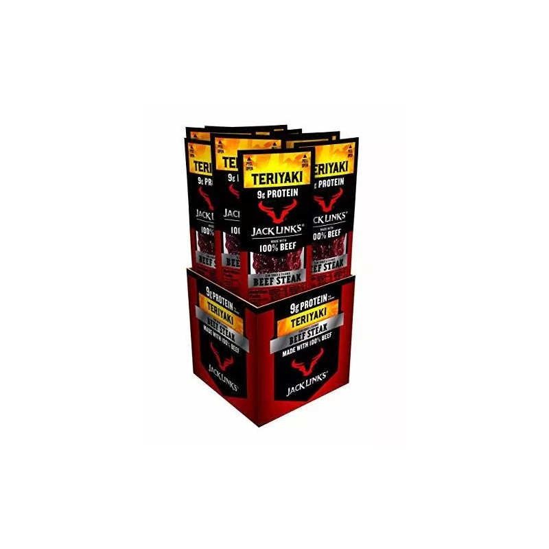 Jack Link's Premium Cuts Beef Steak, Teriyaki, 1 oz., 12