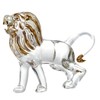 GRIRIW Lion Statue Lion Ornament for Home Decor Sturdy Crystal