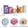 pechpell Spring Signs For Home Decor, 6 Pieces Wooden Spring