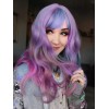 China Peluca Morado Rosa Claro Pastel 70cm Cosplay Anime Disfraz