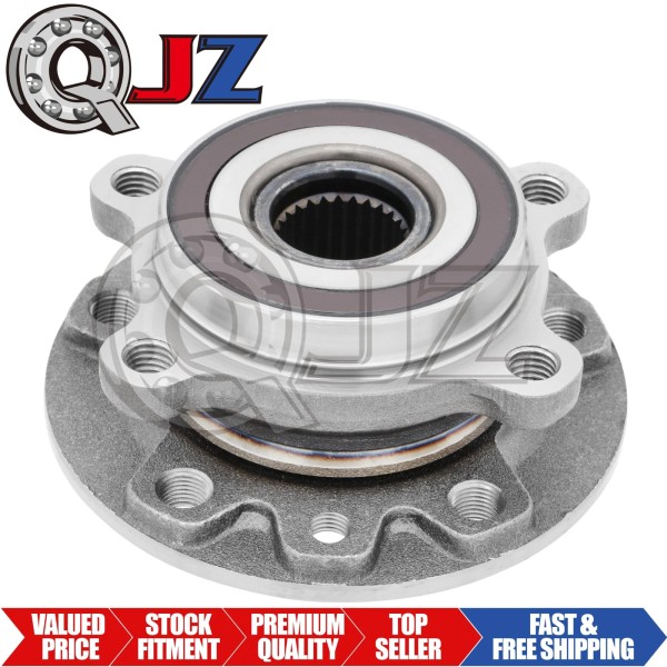 QJZ [1-Pack] BR931003 FRONT Wheel Bearing & Hub Assembly for