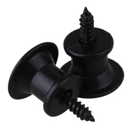 Bstinay 1 Pair Straps Pintail Pin Guitar Mandolin Metal Black