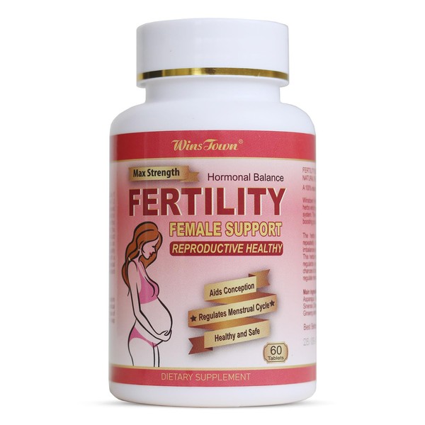 Wins Town Fertility Tablet for Women with Prenatal Vitamins, Female