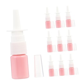 1 Set 50pcs Direct Bottle Nose Bottle Pink Small Bottle Mist Bottle Empty Bottle Sprayer Bottles Plastic Bottle Half Cover Cosmetic