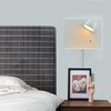 LED Wall Sconce with USB Charging Port, Wall Light Fixtures