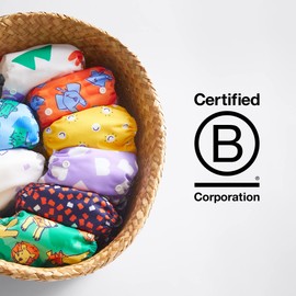Bambino Mio, Revolutionary Reusable Nappy - Sustainable, Washable, Chemical-Free Eco Nappy from Newborn to Toddler (Pop)