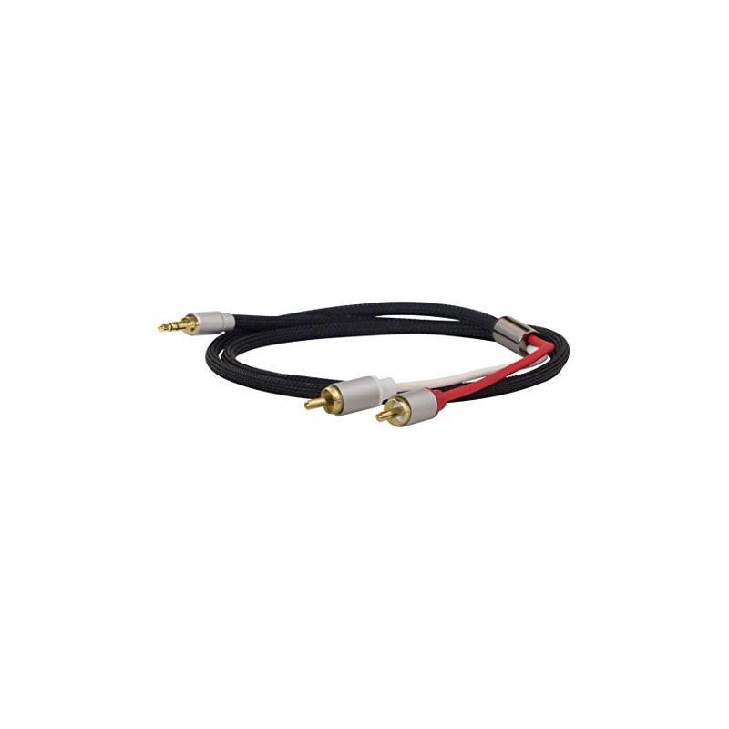 Dynavox 207385 Stereo Audio Cable plug-to-plug 3 m Black