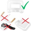 Windscreen Parking Permit Holder, Pack of 2, Transparent, Holder with