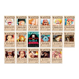 One Piece 17 Posters Yonkou Ace Y Sabo Envio Gratis Wanted