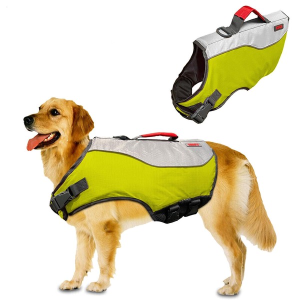KONG Sport Water Float Dog Flotation Life Jacket Vest, Swimming