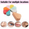 16pcs Makeup Sponge Wedge Shaped Blender, Mini Wedges Face Sponge,
