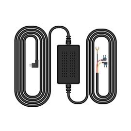 Volam 9.26'' Carplay Screen with 4K Dash Cam, Gravity Sensor, Acc Pressure Reduction line, 12V-24V Type-C Port Built-in FM to 5V Charger Power Cord 16.4ft