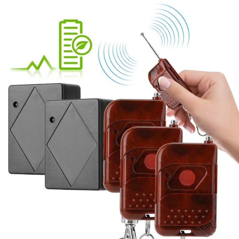 2V4 Wireless Remote Control Switch Transmitter Receiver Kit for Door