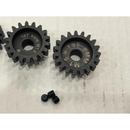 MRS 17T 18T 19T M1.5 Mod 1.5  Pinion Gear 8mm Shaft  for 1/5 Arrma Kraton / Outcast