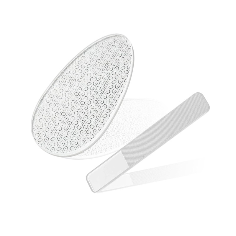 SYNTHORA Nano Glass Foot File Callus Remover 2PCS, Foot Scrubber