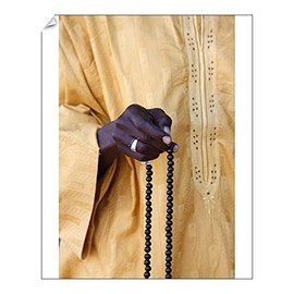 8R 10x8 Print of Muslim with Prayer Beads, Abene, Casamance, Senegal, West Africa, Africa (19950445)