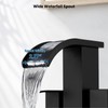 gotonovo Waterfall 4 Inch Centerset Bathroom Sink Faucet 2 Handle
