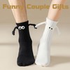 Petrass Funny Socks Gifts Idea Couple Magnetic Hands Holding Socks