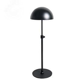 Black Half Circle Metal Adjustable hat Display Stand Racks