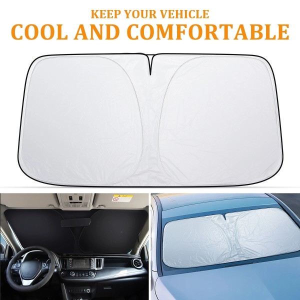TSUINZ For Toyota Car Windshield Front Window Sun Shade Cover