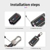 ontto 3-Button Key Cover Fit for Mazda 3 Hatchback Carbon