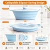 Collapsible Microwave Steamer Bowl, Silicone Microwave Cookware with Lid, Dishwasher