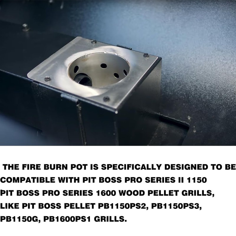 Replacement Fire Burn Pot for Pit Boss Pro 1150/1160 Pellet