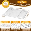 P&P CHEF 16 Inch Stainless Steel Baking Sheet with Rack