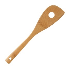 Nagao 18058 Moso Bamboo Spatula, 11.8 inches (30 cm), Perforated, Wooden, Made in Japan