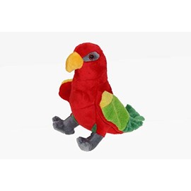 Cornelissen 1017265 Prachtlori Parrot Plush Stuffed Toy 18 cm Washable up to 30 Degrees