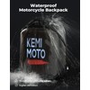 KEMIMOTO LED Backpack Programming Backpack for Motorcycle Travel and Camping