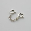 [FUSSED] Necklace Chain Extender Sterling Silver 925 Chain Extender Bracelet