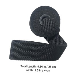 Kisangel 3pcs Home Fitness Door Straps Strong Resistance Band Door Clip for Workout Equipment