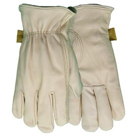 Red Steer T1512 Premium Grade Cowhide Leather Driver Gloves, Elastic Enclosure, Sizes S-XXL, Sold by DOZEN (XL)