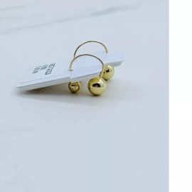 Unbranded 14k Solid Gold Earrings  Ear jackets   telephone balls - Aretes telefono oro