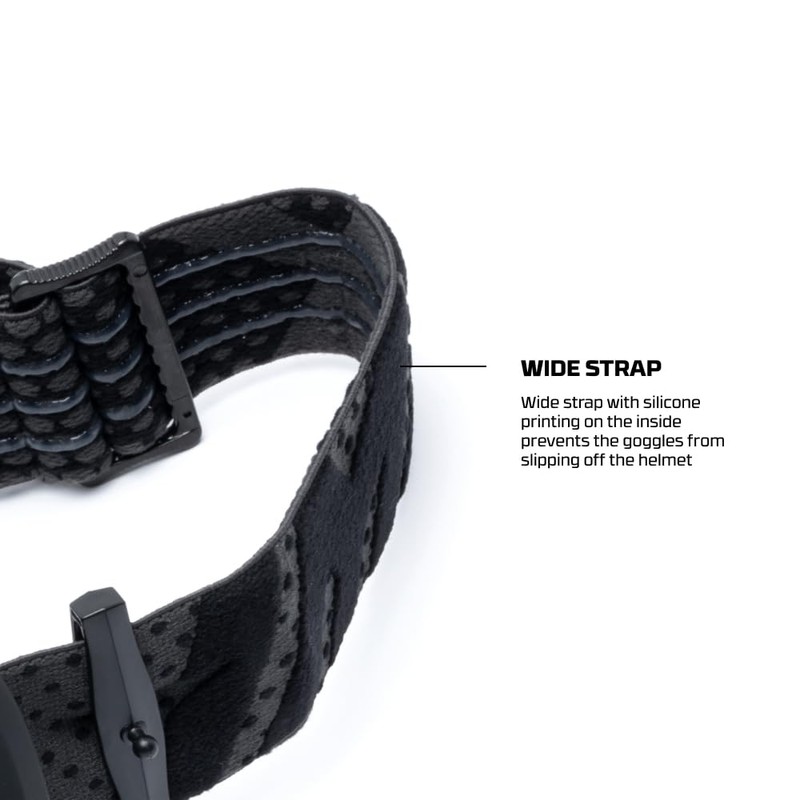 IMX RACING Endurance Motorradbrille Dreilagiger Schwamm DualLens Kratzfeste AntiFog-Beschichtung Breites