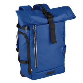 camel active Explore Men's Rolltop Backpack, 26 L, blue, Modern