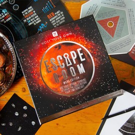 Talking Tables Mars Space Themed Escape Room Game | Host Your Own Games Night | for Birthday, Dinner Party, Entertainment for Adults, Teenagers,